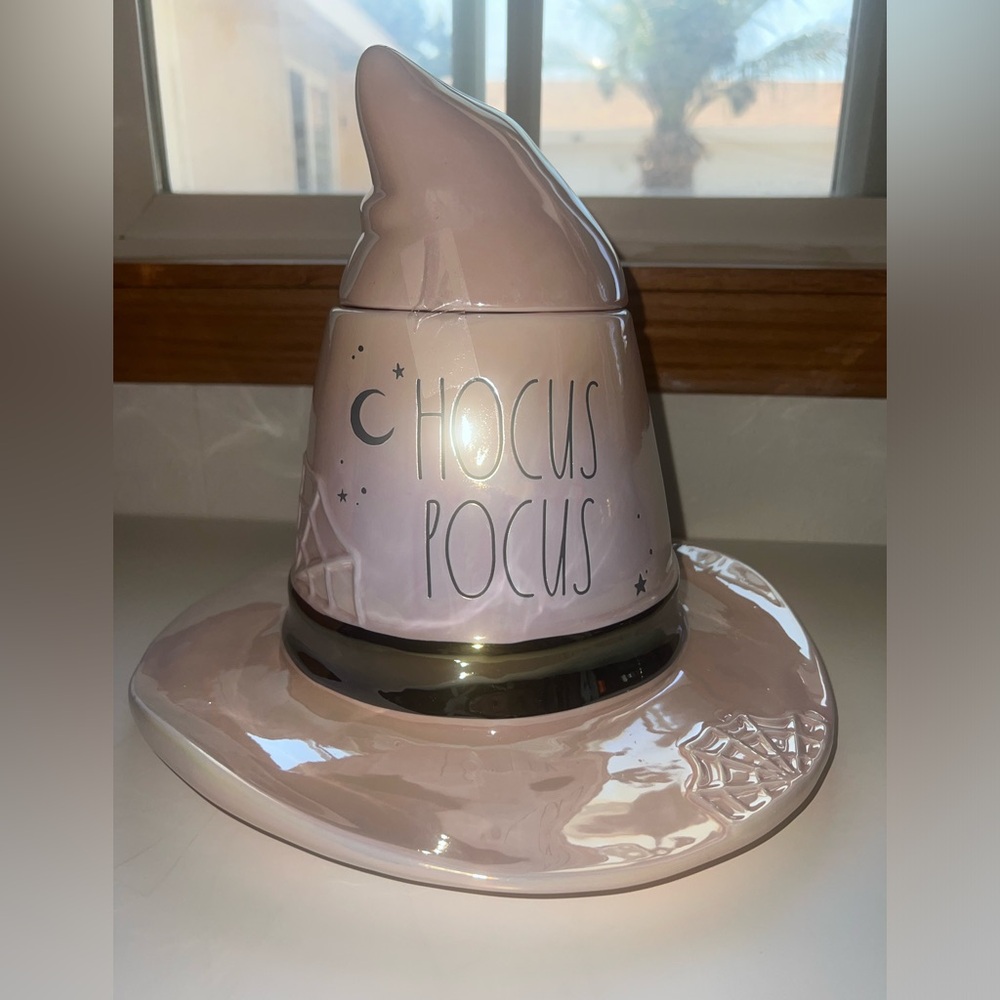 Hocus Pocus pink Rae Dunn Halloween decor